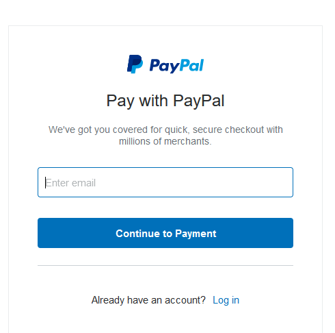 Paypal Screenshot